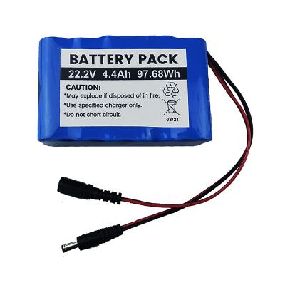 22 . 2V 18650 batteries lithium-ion rechargeables haute capacité pour batterie de jouets électroniques